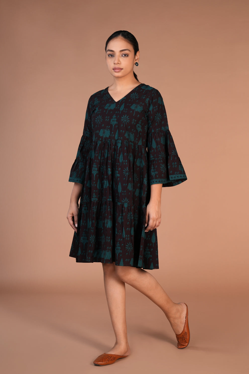 Image of Bagh block printed Short Dress